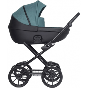 Коляска 2 В 1 RIKO BASIC PACCO CLASSIC 03 Lagoon (бирюзовый-черный)